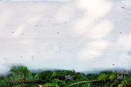 Christmas decoration backgound with negative or copy spaceの写真素材