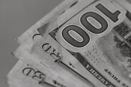 USD banknotes, United States Dollars banknotes. US dollar