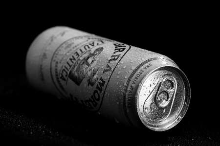 Birra Moretti beer. Bucharest, Romania, 2022のeditorial素材