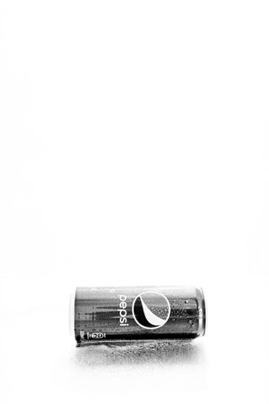 Classic Pepsi can. Pepsi soft drink. Bucharest, Romania, 2022