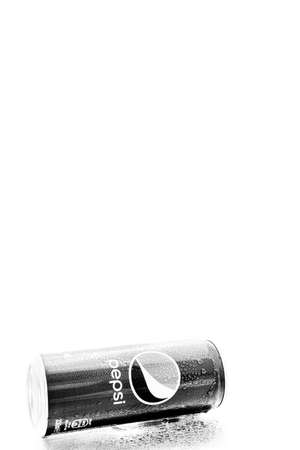Classic Pepsi can. Pepsi soft drink. Bucharest, Romania, 2022のeditorial素材