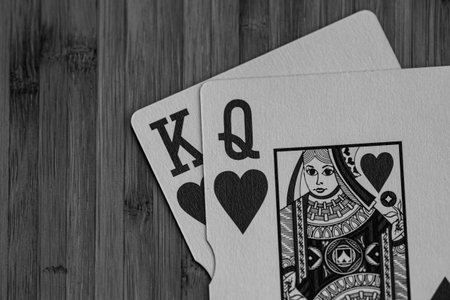 Poker chips, money and gamble