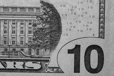 Money banknotes, US dollars. US inflation and economy conceptの写真素材