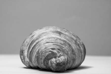 Delicious fresh pastry croissant. French croissant breakfastの写真素材