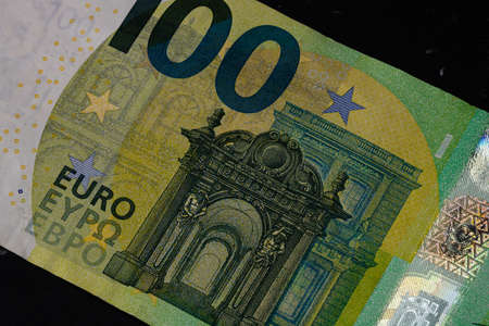 EURO currency. Europe inflation, EUR moneyの写真素材