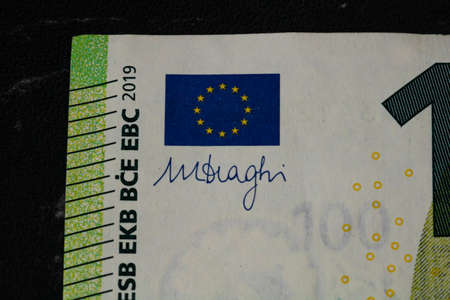 EURO currency. Europe inflation, EUR moneyの写真素材