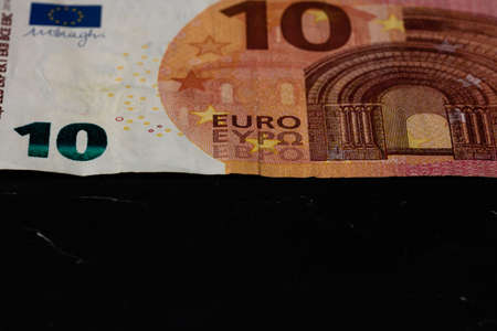 EURO currency. Europe inflation, EUR moneyの写真素材
