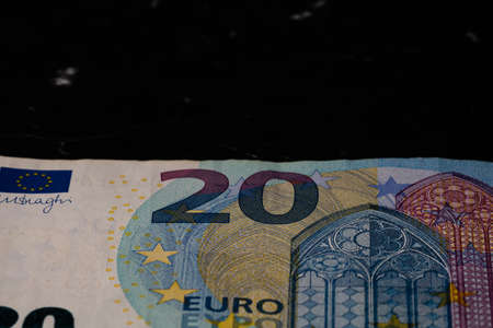 EURO currency. Europe inflation, EUR moneyの写真素材