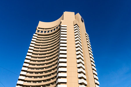 Grand Hotel Bucharest former InterContinental Bucharest Hotel in Bucharest, Romania, 2022のeditorial素材
