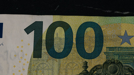 EURO currency. Europe inflation, EUR money. European Union currenyの写真素材