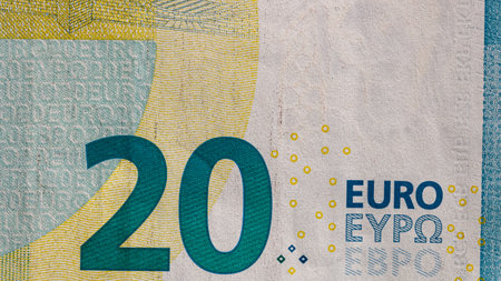 EURO currency. Europe inflation, EUR money. European Union currenyの写真素材
