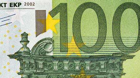 EURO currency. Europe inflation, EUR money. European Union currenyの写真素材
