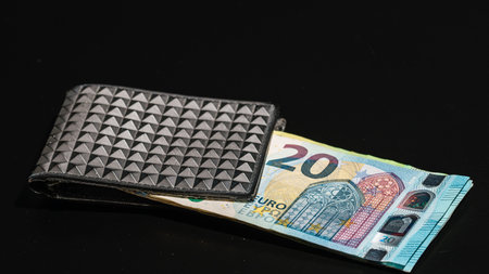 EURO currency. Europe inflation, EUR money. European Union currenyの写真素材
