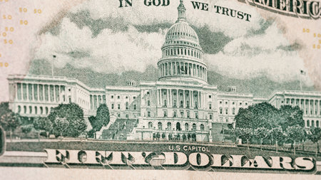US dollar currency. USD inflation, US moneyの写真素材