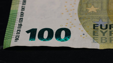 EURO currency. Europe inflation, EUR money. European Union currenyの写真素材