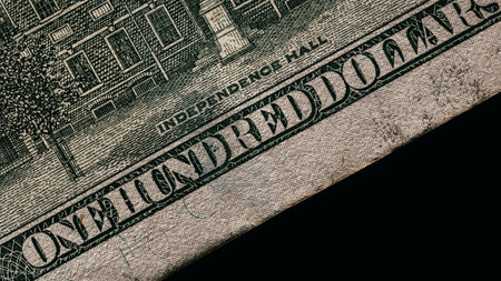 US dollar currency. USD inflation, US moneyの写真素材