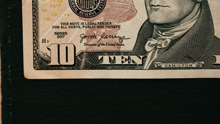 US dollar currency. USD inflation, US moneyの写真素材
