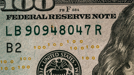 US dollar currency. USD inflation, US moneyの写真素材
