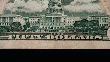 US dollar currency. USD inflation, US moneyの写真素材