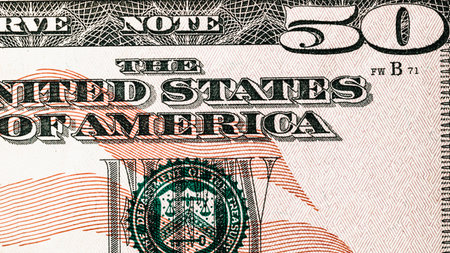 US dollar currency. USD inflation, US moneyの写真素材
