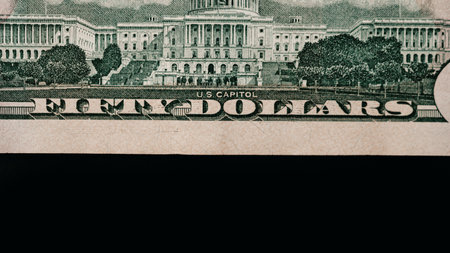US dollar currency. USD inflation, US moneyの写真素材