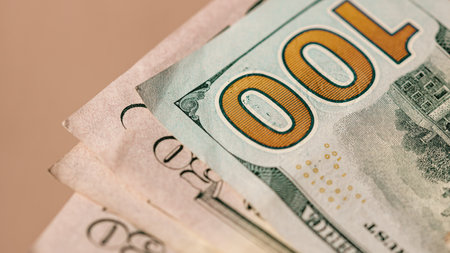 US dollar currency. USD inflation, US moneyの写真素材