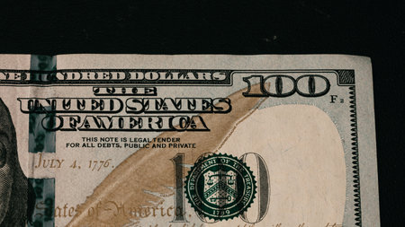 US dollar currency. USD inflation, US moneyの写真素材