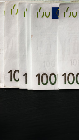 EURO currency. Europe inflation, EUR money. European Union currenyの写真素材