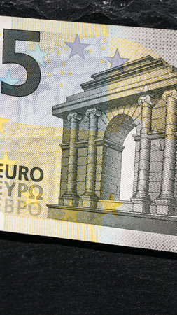 EURO currency. Europe inflation, EUR money. European Union currenyの写真素材