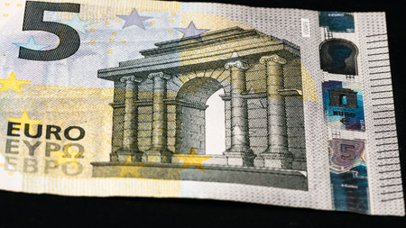 EURO currency. Europe inflation, EUR money. European Union currenyの写真素材