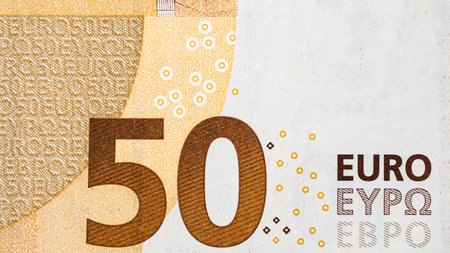EURO currency. Europe inflation, EUR money. European Union currenyの写真素材
