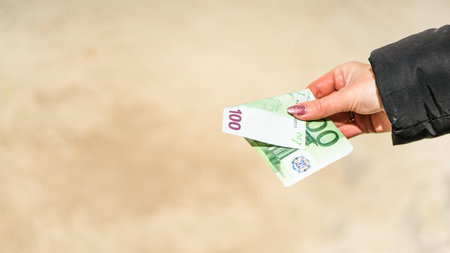 EURO currency. Europe inflation, EUR money. European Union currenyの写真素材