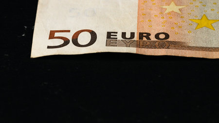 EURO currency. Europe inflation, EUR money. European Union currenyの写真素材