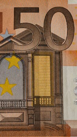 EURO currency. Europe inflation, EUR money. European Union currenyの写真素材