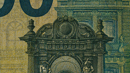 EURO currency. Europe inflation, EUR money. European Union currenyの写真素材