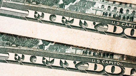 US dollar currency. USD inflation, US moneyの写真素材