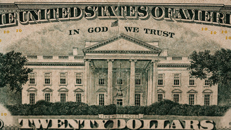 US dollar currency. USD inflation, US moneyの写真素材