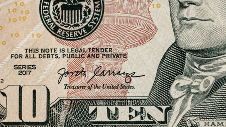 US dollar currency. USD inflation, US moneyの写真素材
