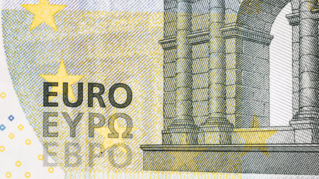 EURO currency. Europe inflation, EUR money. European Union currencyの写真素材