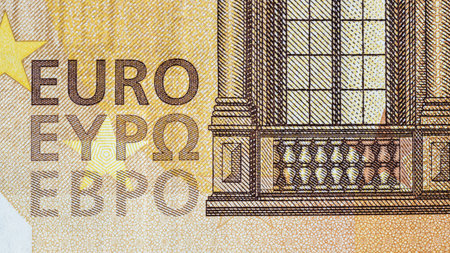EURO currency. Europe inflation, EUR money. European Union currencyの写真素材
