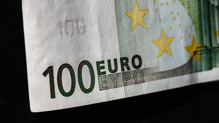 EURO currency. Europe inflation, EUR money. European Union currencyの写真素材