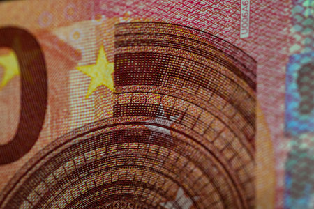 The EURO currency in times of European Inflationの写真素材