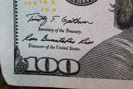 USD Currency Amidst American Inflation Challengesの写真素材