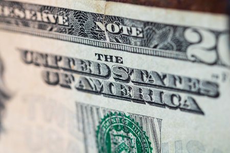 USD Currency Amidst American Inflation Challengesの写真素材