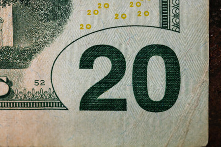 USD Currency Amidst American Inflation Challengesの写真素材