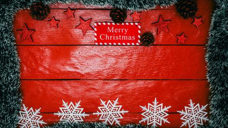 Christmas decorations. Colorful Christmas lights backgroundの写真素材