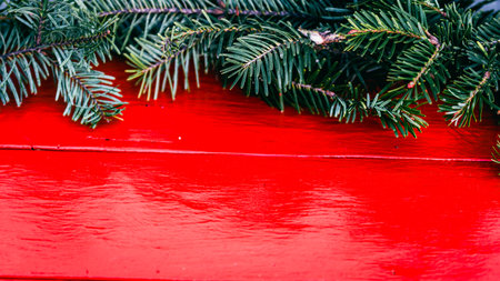 Christmas decorations. Colorful Christmas lights backgroundの写真素材