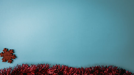 Christmas decorations. Colorful Christmas lights backgroundの写真素材