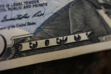 USD Currency Amidst American Inflation Challengesの写真素材
