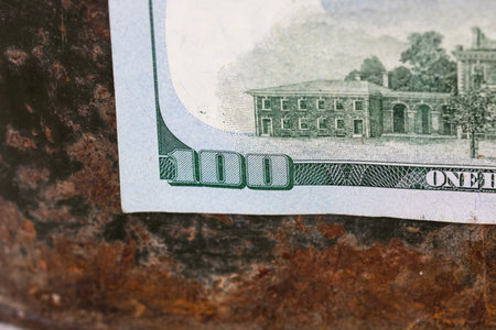 USD Currency Amidst American Inflation Challengesの写真素材